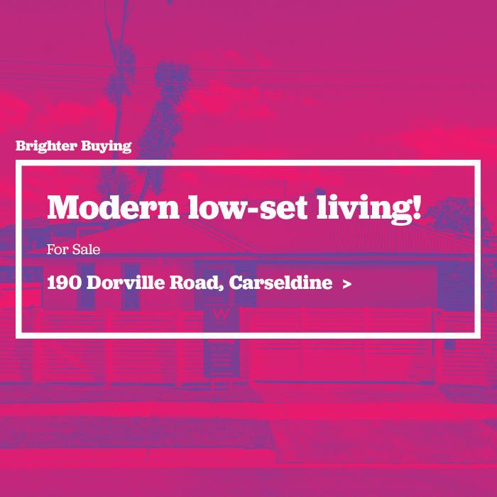 Modern low-set living!